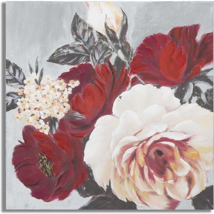 Mauro Ferretti Obraz Na Płótnie Czerwony Kwiat 90X3,7X90 Cm