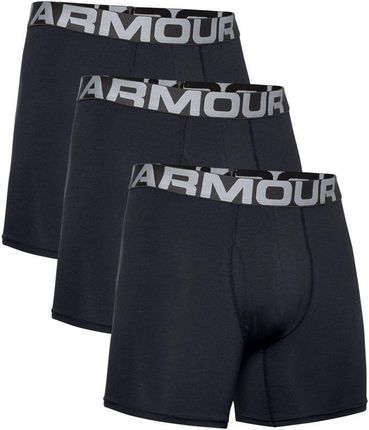 BOKSERKI UNDER ARMOUR CHARGED COTTON 6IN 3 PACK MEN 001
