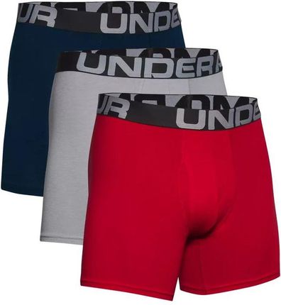 BOKSERKI UNDER ARMOUR CHARGED COTTON 6IN 3 PACK MEN 600