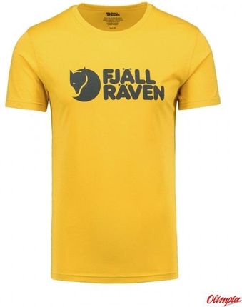 Męska Koszulka Fjallraven Logo T-shirt - Ochre