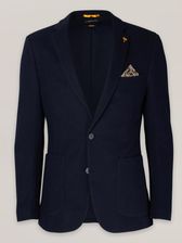 Zdjęcie Granatowa marynarka z żółtymi dodatkami - Reda