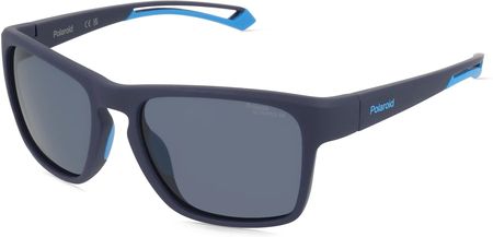 Polaroid PLD 7052/S Męskie okulary przeciwsłoneczne, Oprawka: Tworzywo sztuczne, niebieski