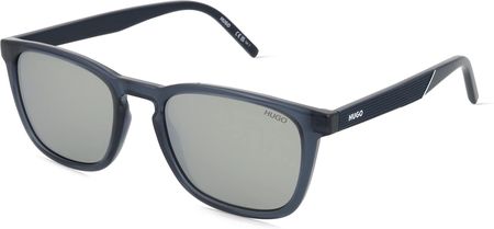 HUGO HG 1306/S Męskie okulary przeciwsłoneczne, Oprawka: Tworzywo sztuczne, niebieski