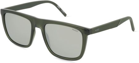 HUGO HG 1304/S Męskie okulary przeciwsłoneczne, Oprawka: Tworzywo sztuczne, zielony
