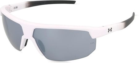 Under Armour UA DRIVEN/G Męskie okulary przeciwsłoneczne, Oprawka: Tworzywo sztuczne, biały szary