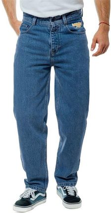 spodnie HOMEBOY - X-Tra Loose Flex Denim Blue (WASHED BLUE-81) rozmiar: 33/32