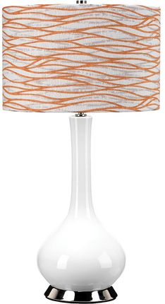 Elstead Lighting - Lampa Stołowa Milo E27 Biały/Pomarańczowy Milo-Pn-Tl-Lora Y. (Milopntllora)