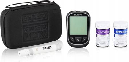 GluKeto Meter Glukometr & Ketometr BeKeto - Precyzyjny pomiar poziomu ketonów i glukozy we krwi