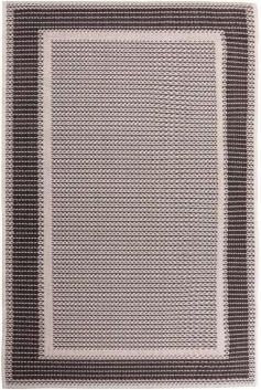 Dywan zewnętrzny/wewnętrzny, beżowy dywan z nadrukiem, Jeans, 150x80 cm