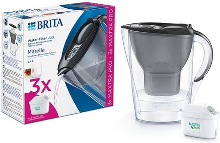 Dzbanek filtrujący BRITA Marella 2,4l grafitowy + 3 MAXTRA PRO Pure Performance