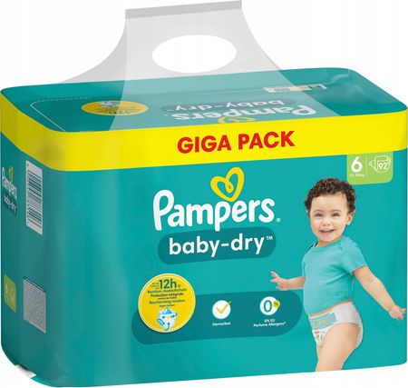 Pampers Active Baby dry 6 92 szt.