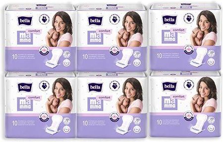 Podkłady Bella Mamma Comfort dla kobiet po porodzie, 6 x 10 sztuk