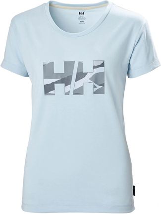 Damska Koszulka Helly Hansen W Skog Recycled Graphic T-Shir 63083_582 – Niebieski