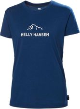 Zdjęcie Damska Koszulka z krótkim rękawem Helly Hansen W Skog Recycled Graphic Tee 63083_584 – Granatowy - Radomyśl Wielki