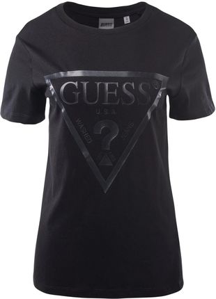 Damska Koszulka z krótkim rękawem Guess Adele SS CN Tee V2Yi07K8Hm0-Jblk – Czarny