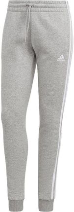 Spodnie damskie adidas Essentials 3-Stripes Fleece szare IL3282