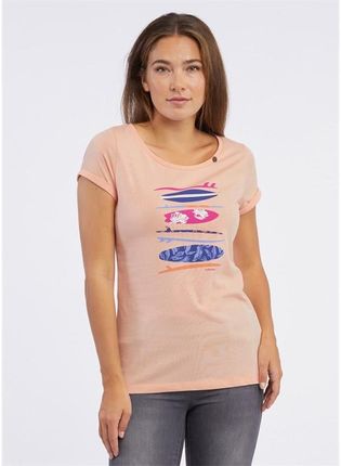 koszulka RAGWEAR - Fllorah Print B Gots Light Peach (4065) rozmiar: L