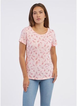 koszulka RAGWEAR - Mintt Flower Comfy Light Pink (4063) rozmiar: M