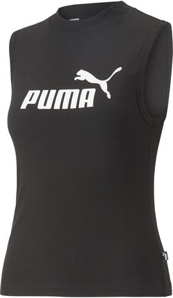 Damski Bezrękawnik Puma Ess Slim Logo Tank 67369501 – Czarny