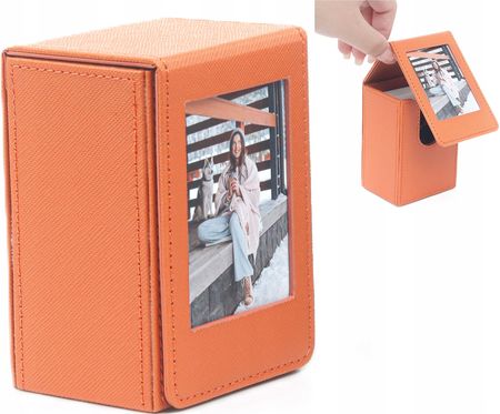 Futerał Etui Case Pudełko Box na 100x Zdjęcia do Fuji Instax Mini 12 11 40 9 8 7 EVO Link LiPlay / Brązowy