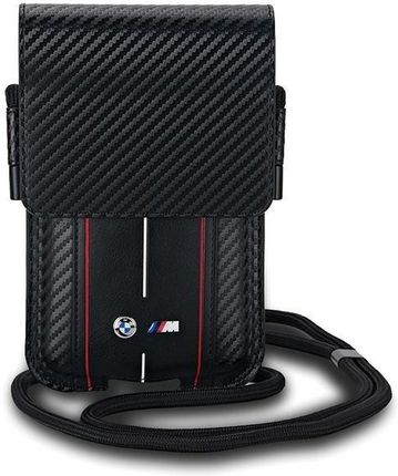 Torebka BMW BMPSP15XMSCAKR Wallet Bag czarny/black Carbon Red Stripes