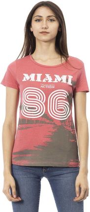 Koszulka T-shirt marki Trussardi Action model 2BT11 kolor Różowy. Odzież damska. Sezon: