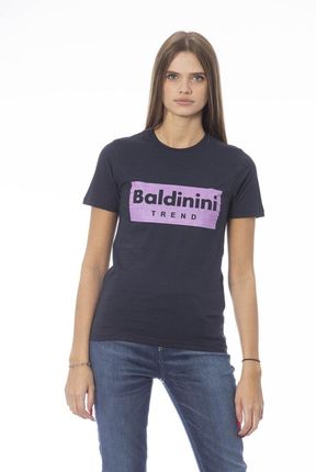 Koszulka T-shirt marki Baldinini Trend model TSD02_MANTOVA kolor Niebieski. Odzież damska. Sezon: Wiosna/Lato
