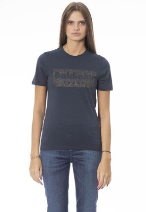 Koszulka T-shirt marki Baldinini Trend model TSD07_MANTOVA kolor Niebieski. Odzież damska. Sezon: Wiosna/Lato