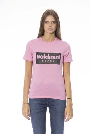 Koszulka T-shirt marki Baldinini Trend model TSD07_MANTOVA kolor Różowy. Odzież damska. Sezon: Wiosna/Lato