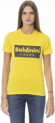 Koszulka T-shirt marki Baldinini Trend model TSD07_MANTOVA kolor Zółty. Odzież damska. Sezon: Wiosna/Lato