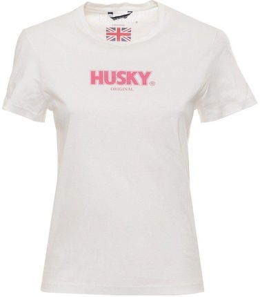 Koszulka T-shirt marki Husky model HS23CEDTC35CO296-SOPHIA kolor Biały. Odzież damska. Sezon: Cały rok