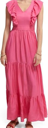 Sukienki marki Scotch & Soda model 166650 kolor Różowy. Odzież damska. Sezon: Cały rok