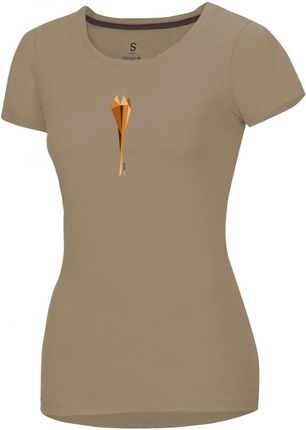 Koszulka damska Ocún Classic T Women Wielkość: M / Kolor: beżowy