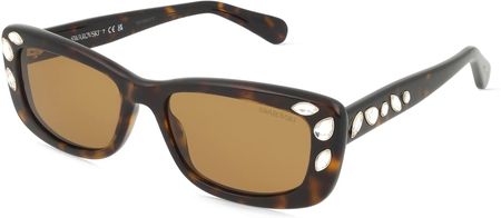 Swarovski SK6008 Damskie okulary przeciwsłoneczne, Oprawka: Acetat, hawana