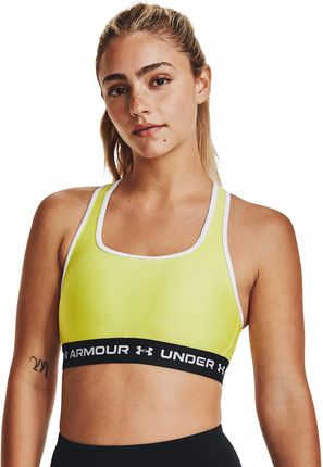 Under Armour Crossback Mid Bra Lime Yellow