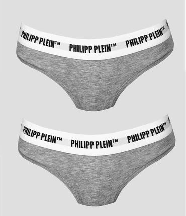 Majtki marki Philipp Plein model DUPM_BI-PACK kolor Szary. Bielizna damski. Sezon: Cały rok