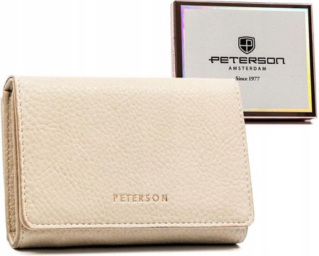 Klasyczny portfel damski ze skóry ekologicznej - Peterson