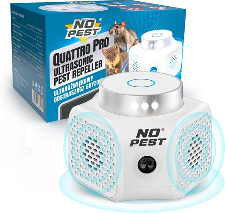 No Pest Ultradźwiękowy Odstraszacz Kun I Gryzoni Quattro Pro Ultrasonic Pest Repeller