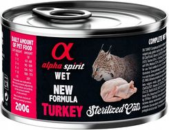 Zdjęcie Alpha Spirit Kot Turkey Sterilised Indyk 200G - Kraków
