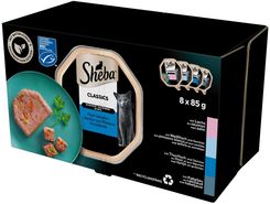 Sheba Classics Rybne Smaki Tacka Mokra Karma Pełnoporcjowa Dla Kota W Terynie 8X85G