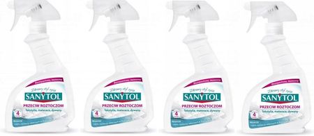 Sanytol Zestaw Spray Produkt Przeciw Roztoczom 4x300ml