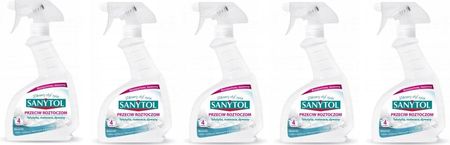 Sanytol Zestaw Spray Produkt Przeciw Roztoczom 5X300Ml