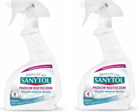 Sanytol Zestaw Spray Produkt Przeciw Roztoczom 2x300ml
