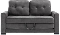 Zdjęcie Sofa rozkładana 2-osobowa szara WARIANO - Tykocin