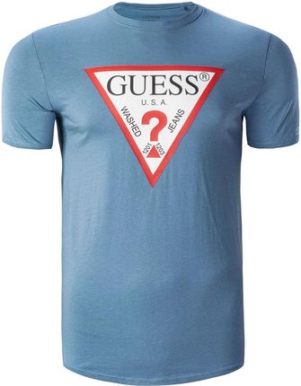 Męska Koszulka z krótkim rękawem Guess CN SS Original Logo Tee M2Yi71I3Z11-G7Eh – Niebieski