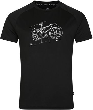 Koszulka męska Dare 2b Tech Tee Wielkość: XXL / Kolor: czarny
