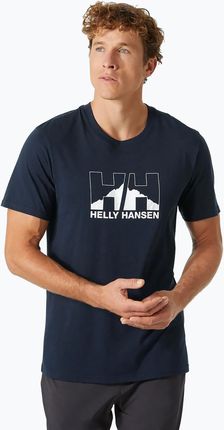 Koszulka męska Helly Hansen Nord Graphic navy | WYSYŁKA W 24H | 30 DNI NA ZWROT