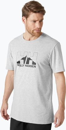 Koszulka męska Helly Hansen Nord Graphic grey melang | WYSYŁKA W 24H | 30 DNI NA ZWROT