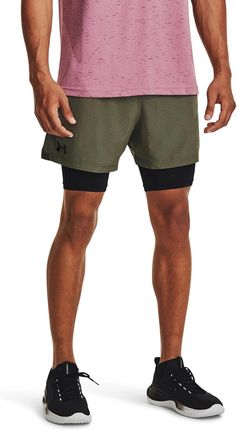 Under Armour Vanish Wvn 2In1 Vent Sts Marine Od Green
