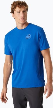 Koszulka męska Helly Hansen Skog Recycled Graphic cobalt 2.0 | WYSYŁKA W 24H | 30 DNI NA ZWROT